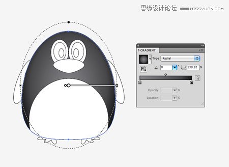 Illustrator绘制一只超萌的企鹅,PS教程,图老师教程网