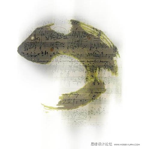 Photoshop制作中国风的江南水墨签名,PS教程,图老师教程网