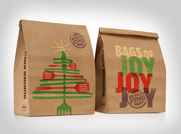 Burger King汉堡王圣诞包装设计欣赏,PS教程,图老师教程网