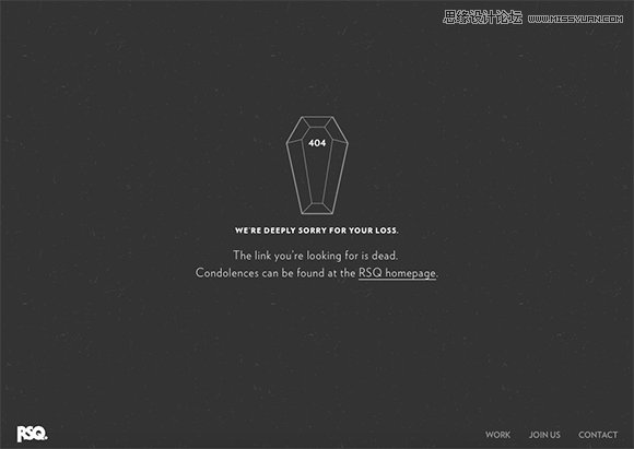 17款国外创意无限的404网页设计欣赏,PS教程,图老师教程网