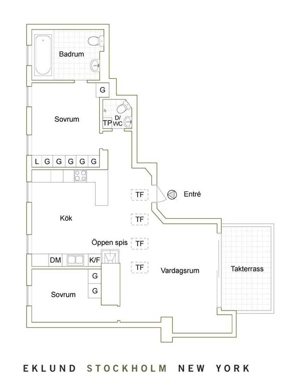 德哥尔摩的顶层阁楼装修设计,PS教程,图老师教程网