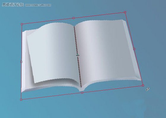 Photoshop鼠绘教程：绘制逼真的空白页书本,PS教程,图老师教程网