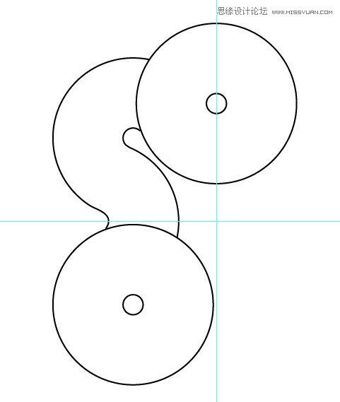 Illustrator绘制漂亮的叠加圆环效果图,PS教程,图老师教程网