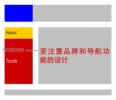 页面线框图教程之画地为牢的框架设计,PS教程,图老师教程网