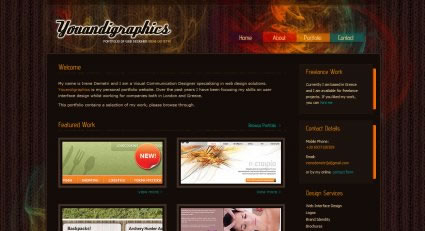 使用发光效果的网站设计欣赏,PS教程,图老师教程网