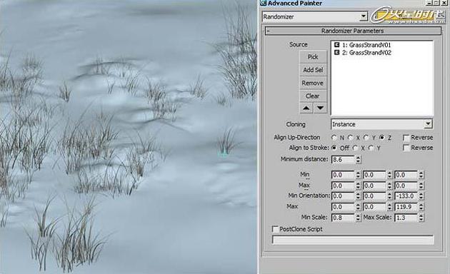 3ds Max实例教程：逼真的雪地场景制作解析,PS教程,图老师教程网