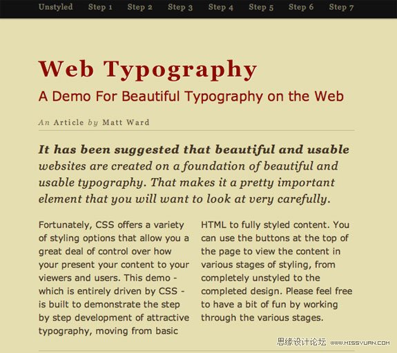 CSS3实现的五种很酷很炫的效果欣赏,PS教程,图老师教程网