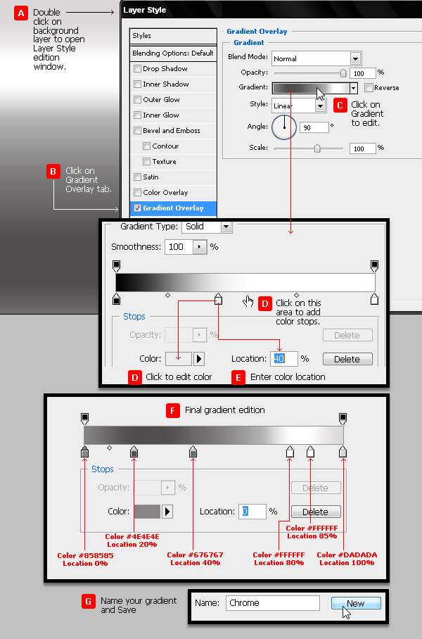 Photoshop制作质感的金属立体字,PS教程,图老师教程网