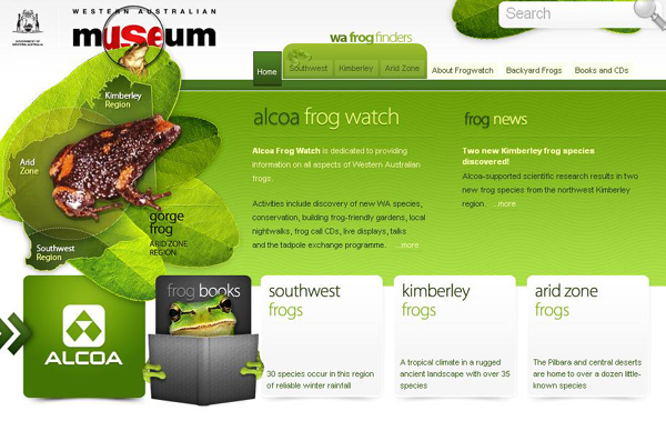 30个绿色主题网页设计欣赏,PS教程,图老师教程网