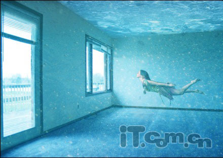 Photoshop合成奇幻的室内水底世界的教程,PS教程,图老师教程网