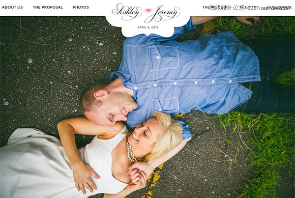 如何设计完美婚礼网站的心得和秘诀,PS教程,图老师教程网