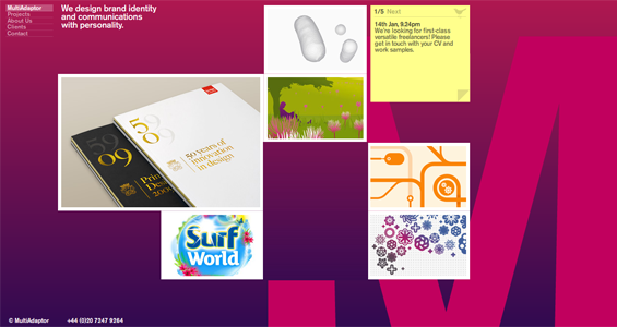26个创意布局的网站界面设计,PS教程,图老师教程网