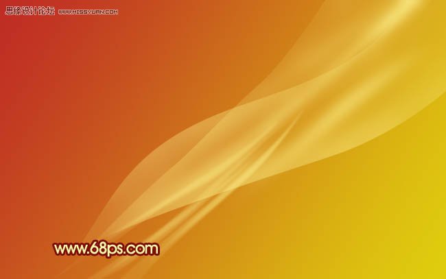 Photoshop设计梦幻的橙色光束壁纸背景,PS教程,图老师教程网