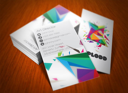 40款缤纷色彩的创意名片设计,PS教程,图老师教程网