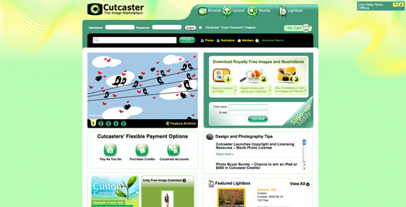 55张华丽的绿色网站设计欣赏,PS教程,图老师教程网