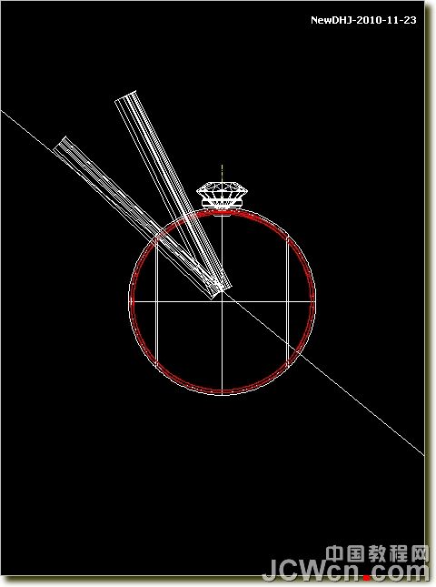 AutoCAD建模教程：绘制八心八箭的钻石,PS教程,图老师教程网