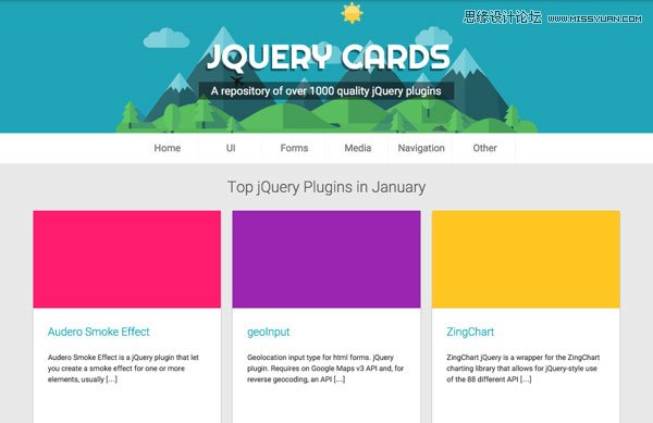 1000个超实用的高品质jQuery插件分享,PS教程,图老师教程网