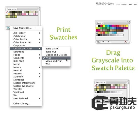 Illustrator中四种把彩色图像转化为灰度的方法,PS教程,图老师教程网