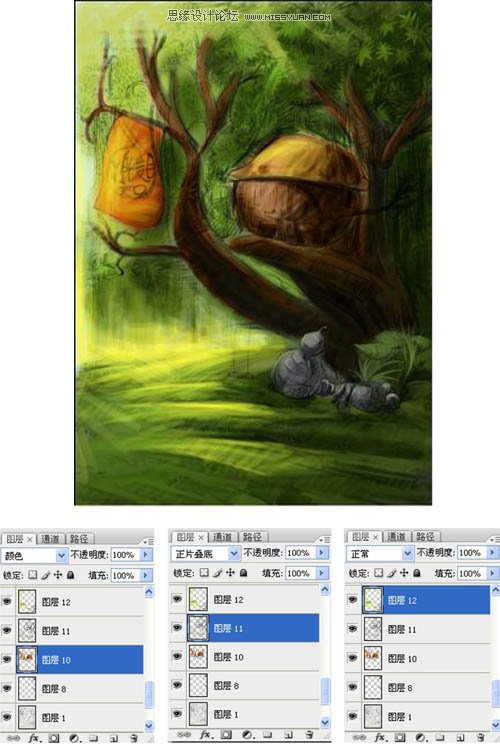 Photoshop鼠绘梦幻的忆童年插画,PS教程,图老师教程网