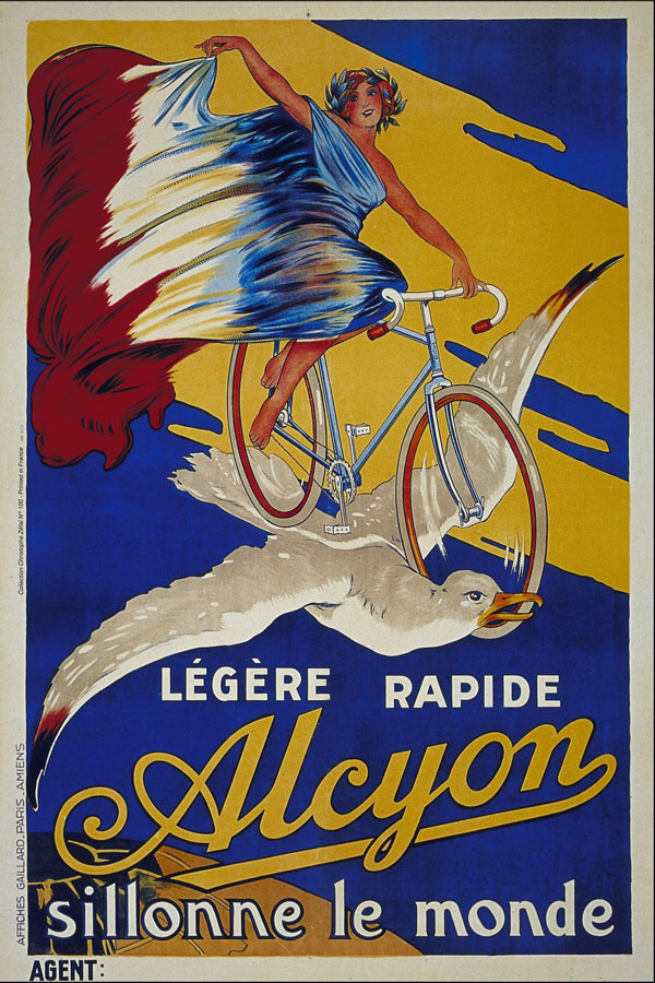 100张自行车相关的复古海报设计欣赏,PS教程,图老师教程网