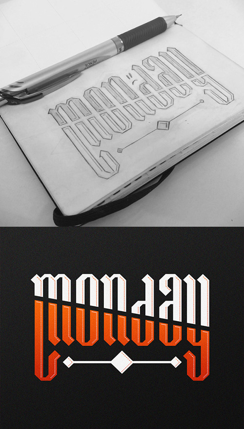 Adrian Iorga创意字体设计欣赏,PS教程,图老师教程网