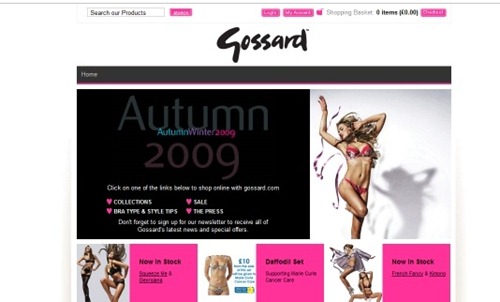 50个漂亮的内衣商店网站设计,PS教程,图老师教程网