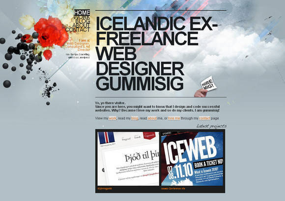40个超美的水彩效果网页设计欣赏,PS教程,图老师教程网