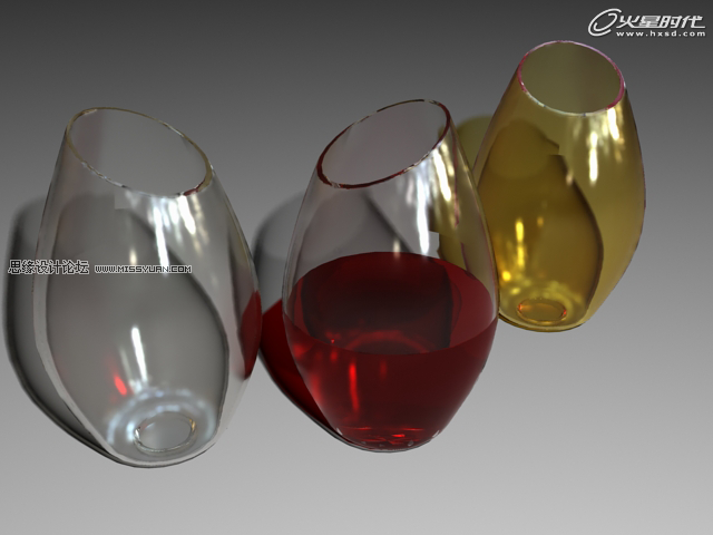 3ds Max和V-Ray制作逼真的玻璃酒杯,PS教程,图老师教程网