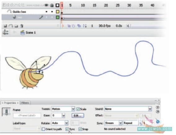 Flash cs3鼠绘教程：图形元件的同步应用,PS教程,图老师教程网