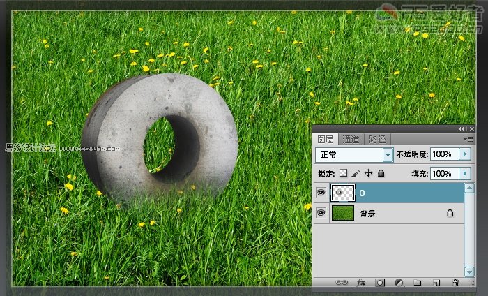 Photoshop CS5制作实景逼真的3D效果文字,PS教程,图老师教程网