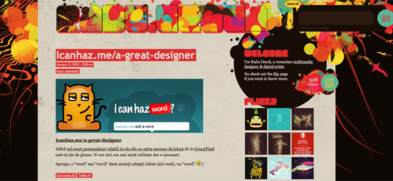 26个创意布局的网站界面设计,PS教程,图老师教程网