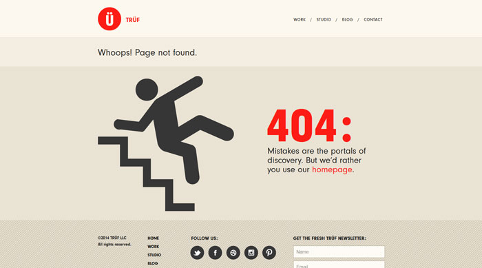 22个国外创意404错误页面设计欣赏,PS教程,图老师教程网