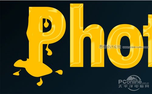 Photoshop详解融化字体设计教程,PS教程,图老师教程网