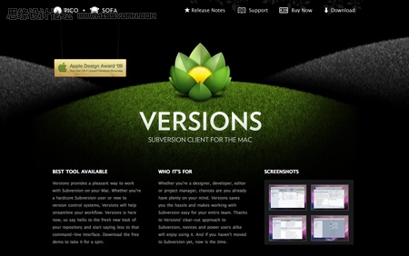 漂亮的使用草地的网站设计欣赏,PS教程,图老师教程网