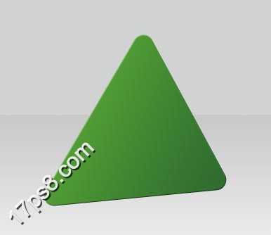 Photoshop制作三维立体三角形图标,PS教程,图老师教程网