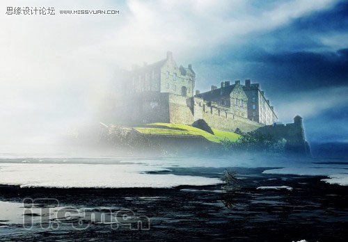 Photoshop打造一座神秘的海上城堡,PS教程,图老师教程网