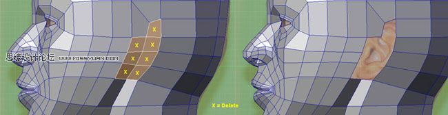 3Dmax建模教程：简单制作逼真耳朵模型,PS教程,图老师教程网