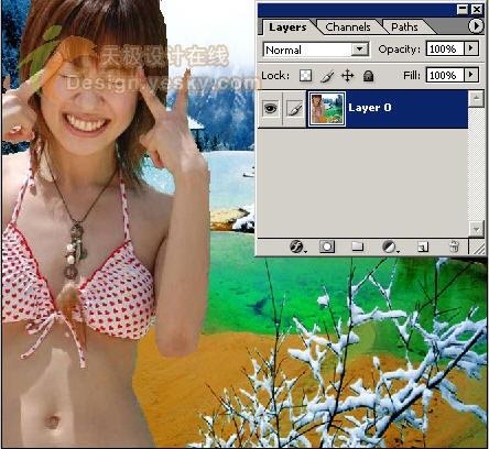 Photoshop历史记录艺术画笔做印象派效果,PS教程,图老师教程网