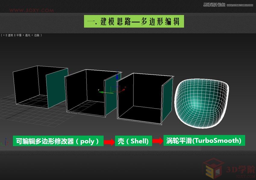 3DMAX快速制作流线造型贝壳椅教程,PS教程,图老师教程网