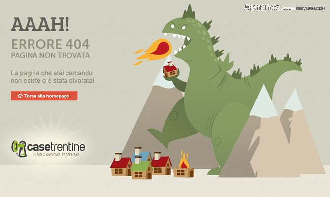 15个学习制作404错误页面的优秀案例,PS教程,图老师教程网