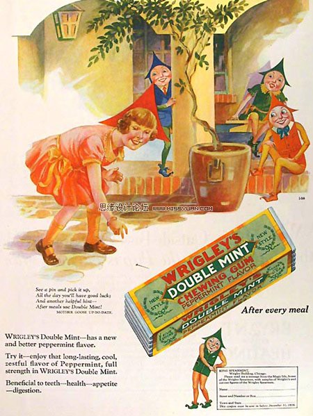 绿箭口香糖的广告创意与推广,PS教程,图老师教程网