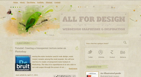 50个创意十足的网页页眉设计欣赏,PS教程,图老师教程网