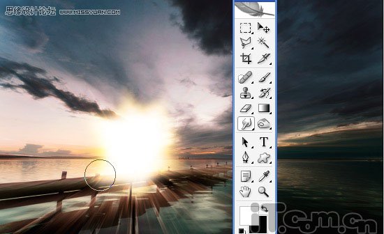 Photoshop制作一款奇幻的日落景色,PS教程,图老师教程网