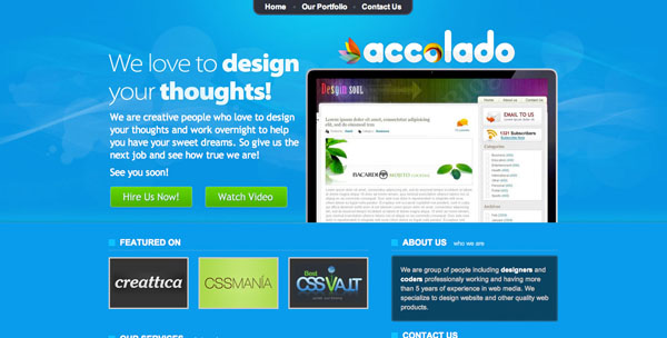 40个色彩鲜艳的网站设计欣赏,PS教程,图老师教程网