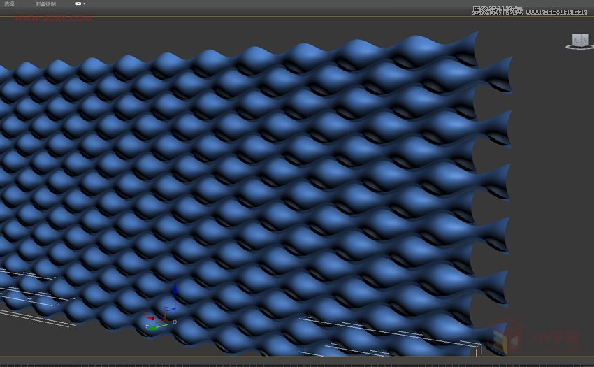 3DMAX制作简单的波浪纹造型花盆教程,PS教程,图老师教程网