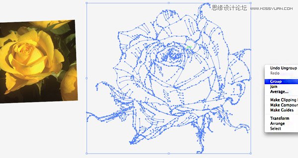 Illustrator绘制有型有色的抽象玫瑰花教程,PS教程,图老师教程网