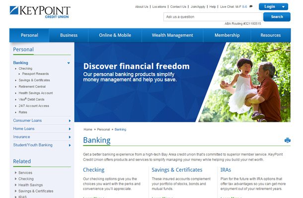 精选优秀的金融机构的网页设计欣赏,PS教程,图老师教程网