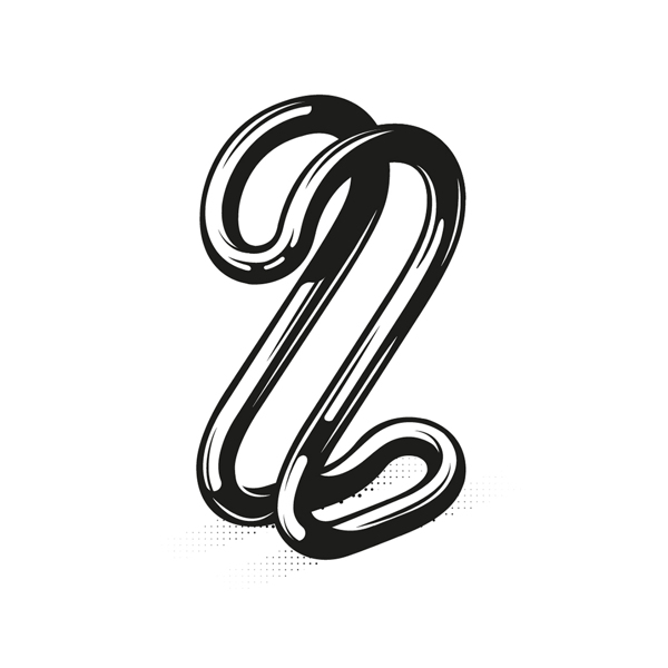 Baimu漂亮的金属管道字体设计欣赏,PS教程,图老师教程网