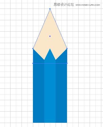Illustrator使用艺术画笔绘制弯曲的铅笔,PS教程,图老师教程网