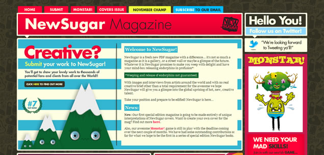 各种各样的杂志风格网站设计,PS教程,图老师教程网